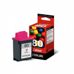 Atrament oryginalny Lexmark 80 12A1980E CMY 21,0ml 275str