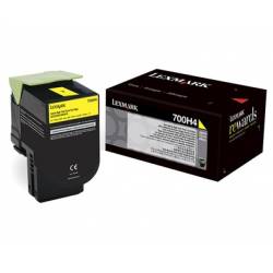 Toner oryginalny Lexmark 70C0H40 YEL 3,0K