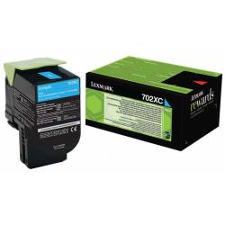 Toner oryginalny Lexmark 70C2XC0 CYA 4,0K
