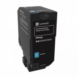 Toner oryginalny Lexmark 74C2HC0 CYA 12,0K