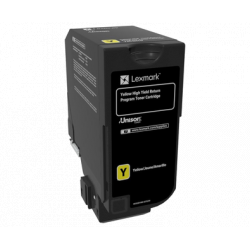 Toner oryginalny Lexmark 74C2HY0 YEL 12,0K