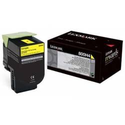 Toner oryginalny Lexmark 80C0H40 YEL 3,0K