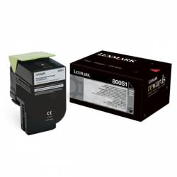 Toner oryginalny Lexmark 80C0S10 BLA 2,5K