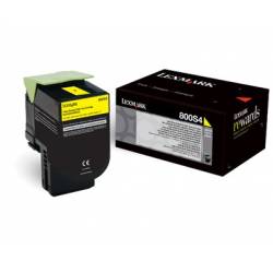 Toner oryginalny Lexmark 80C0S40 YEL 2,0K
