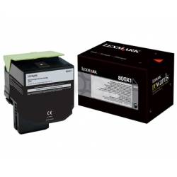 Toner oryginalny Lexmark 80C0X10 BLA 8,0K