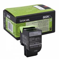Toner oryginalny Lexmark 80C20K0 BLA 1,0K