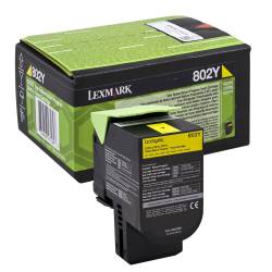 Toner oryginalny Lexmark 80C20Y0 YEL 1,0K