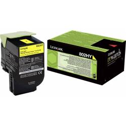 Toner oryginalny Lexmark 80C2HY0 YEL 3,0K