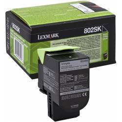 Toner oryginalny Lexmark 80C2SK0 BLA 2,5K