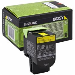 Toner oryginalny Lexmark 80C2SY0 YEL 2,0K