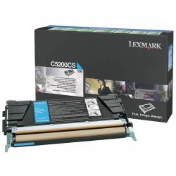 Toner oryginalny Lexmark C5200CS CYA 1,5K