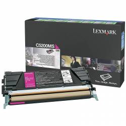 Toner oryginalny Lexmark C5200MS MAG 1,5K