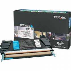 Toner oryginalny Lexmark C5220CS CYA 3,0K