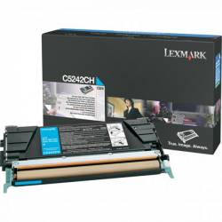 Toner oryginalny Lexmark C5242CH CYA 5,0K