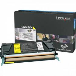 Toner oryginalny Lexmark C5242YH YEL 5,0K