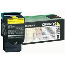 Toner oryginalny Lexmark C540A1YG YEL 1,0K