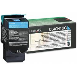 Toner oryginalny Lexmark C540H1CG CYA 2,0K