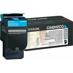 Toner oryginalny Lexmark C540H2CG CYA 2,0K