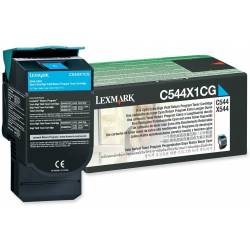 Toner oryginalny Lexmark C544X1CG CYA 4,0K