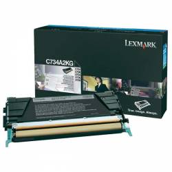 Toner oryginalny Lexmark C734A2KG BLA 8,0K
