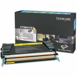 Toner oryginalny Lexmark C736H1YG YEL 10,0K