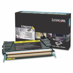 Toner oryginalny Lexmark C746A1YG YEL 7,0K