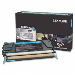 Toner oryginalny Lexmark C748H1CG CYA 10,0K