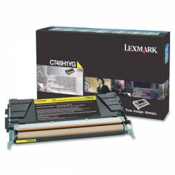 Toner oryginalny Lexmark C748H1YG YEL 10,0K
