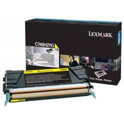 Toner oryginalny Lexmark C748H2YG YEL 10,0K