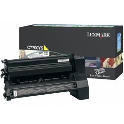 Toner oryginalny Lexmark C7700YS YEL 6,0K