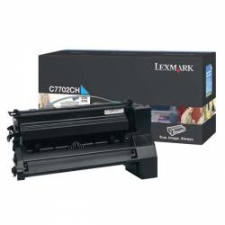 Toner oryginalny Lexmark C7702CH CYA 10,0K