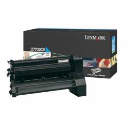 Toner oryginalny Lexmark C7702CS CYA 6,0K