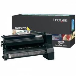 Toner oryginalny Lexmark C782X1YG YEL 15,0K