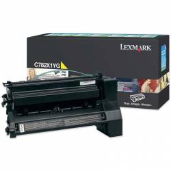 Toner oryginalny Lexmark C782X2YG YEL 15,0K