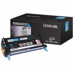 Toner oryginalny Lexmark X560A2CG CYA 4,0K