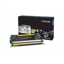 Toner oryginalny Lexmark X748H2YG YEL 10,0K