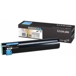 Toner oryginalny Lexmark X945X2CG CYA 22,0K