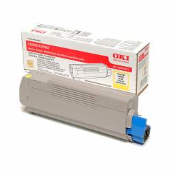 Toner oryginalny OKI 43324421 YEL 5,0K