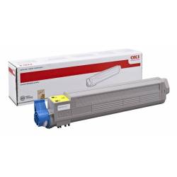 Toner oryginalny OKI 43837129 YEL 22,0K