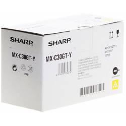 Toner oryginalny Sharp MX-C30GTY YEL 6,0K